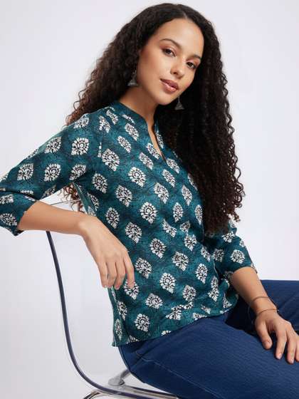 Anouk Rustic Ethnic Motifs Printed Kurti