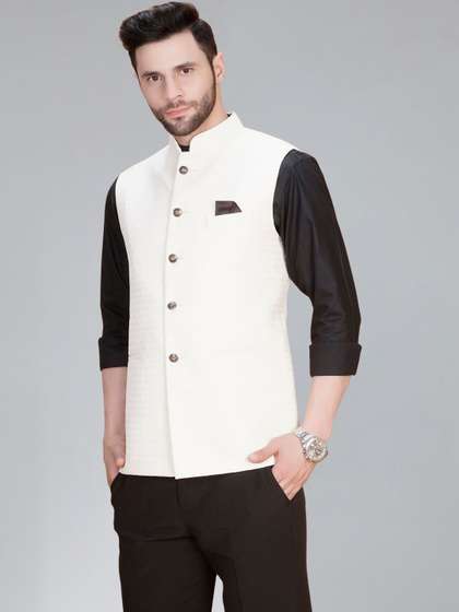 Abhimaan Woven Nehru
                        Jacket