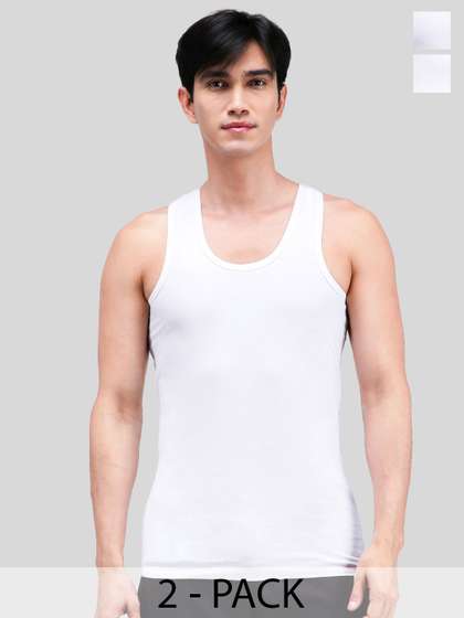 AMUL COMFY Pack Of 2
                        Pure Cotton Undershirt Innerwear Vests
                        AC-PLVESTWHTRN-WHT-XL-2PC