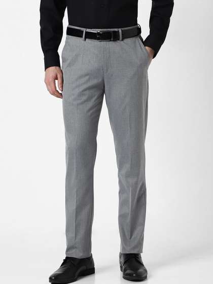 Peter England Men
                          Slim Fit Trousers