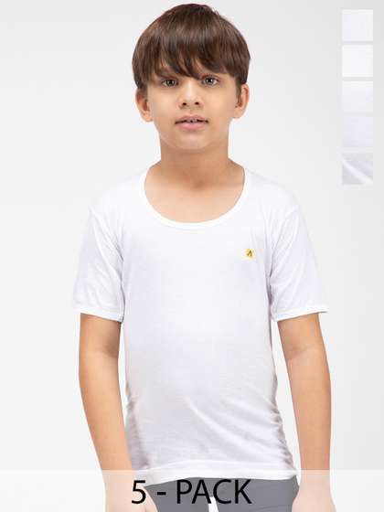 AMUL COMFY Boys Pack Of
                    5 Pure Cotton Innerwear Vests
