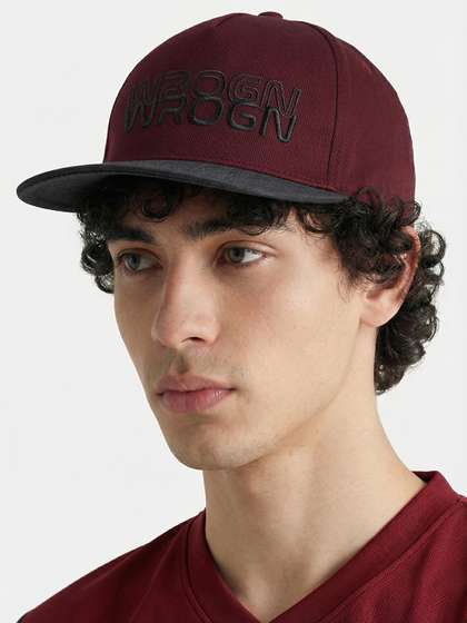 WROGN Unisex
                      Colourblocked Cotton Baseball Cap