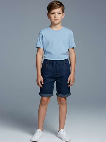 GUTI Boys Low-Rise Denim
                    Shorts