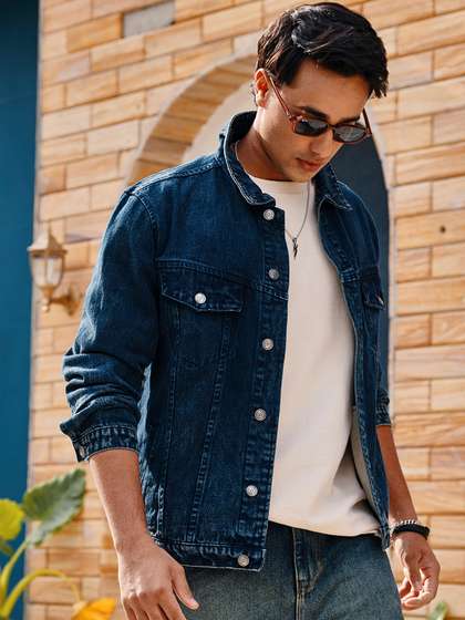 Urbano Fashion Men
                        Regular Fit Washed Sleeveless Denim Jacket