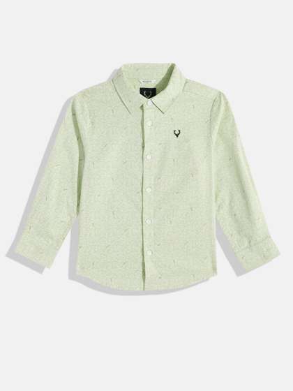 Allen Solly Junior Boys
                    Floral Printed Pure Cotton Casual Shirt