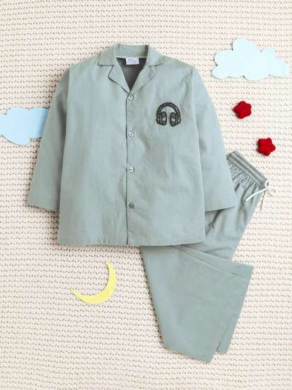 Little Clothings Boys
                    Printed Night suit