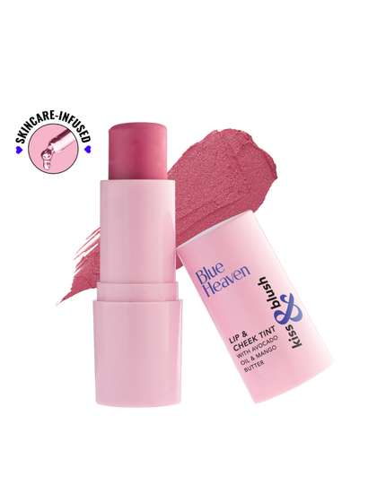 Blue Heaven Kiss
                          & Blush Lip & Cheek Tint with Avocado
                          Oil 8.5 g - Rosy Dusk
