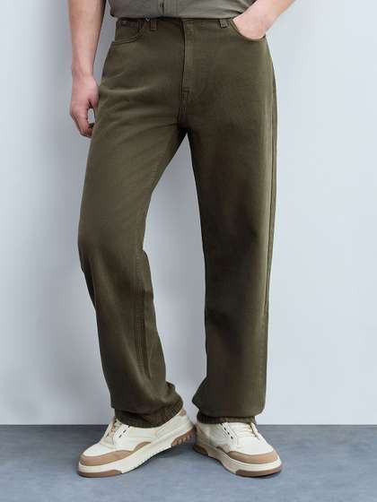 Flying Machine Men Relaxed Fit Mid-Rise Jeans