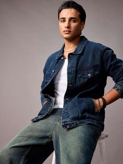 Urbano Fashion Men's
                        Regular Fit Washed Full Sleeve Denim Jacket