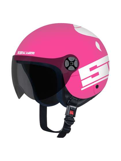 Steelbird Steel Scratch
                    Resistant Open Face Riding Helmet