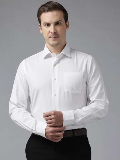 Blackberrys
                        Self-Striped Slim Fit Formal Shirt