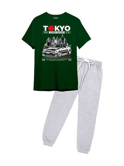 LITWAY Boys Printed
                      Pure Cotton T-shirt With Pyjamas