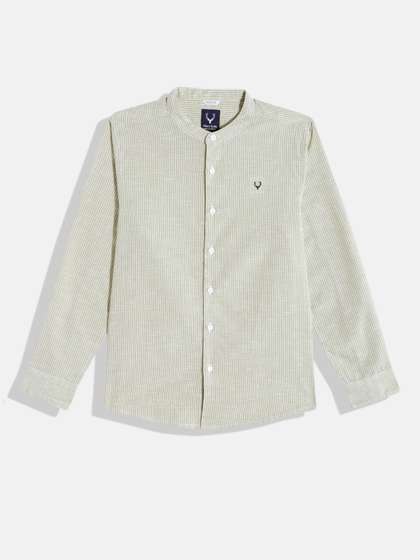 Allen Solly Junior Boys
                    Vertical Striped Casual Shirt