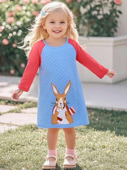 LULU & SKY Girls
                      Printed Nightdress