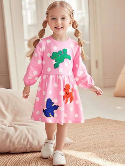 LULU & SKY Girls
                      Printed Nightdress