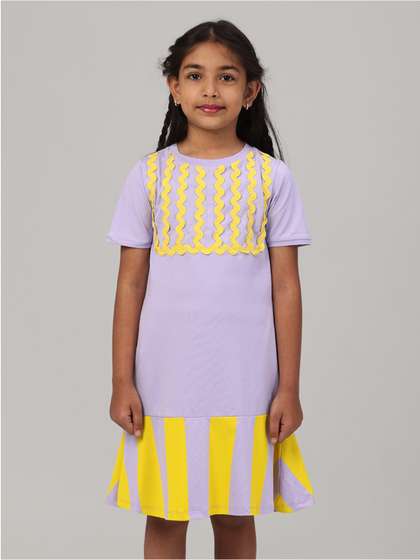 PILOLO Girls Printed
                    A-Line Dress