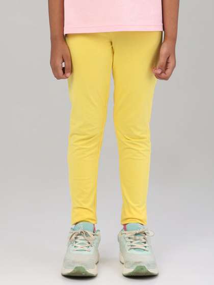 PILOLO Girls Mid Rise
                    Ankle Length Leggings