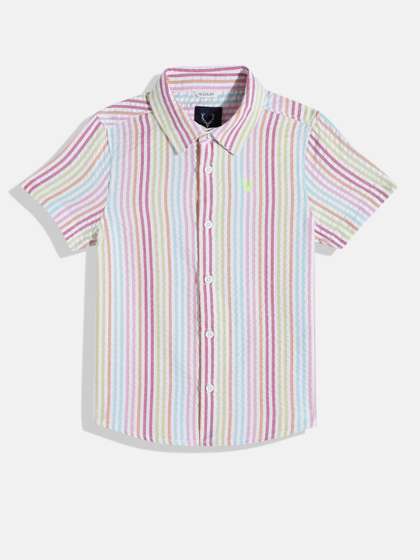 Allen Solly Junior Boys
                    Vertical Striped Casual Shirt