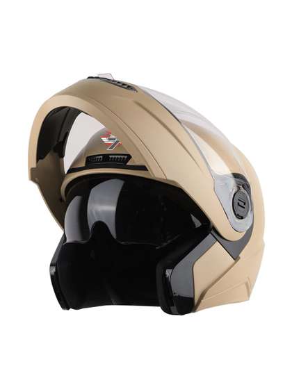 Steelbird Steel Scratch
                    Resistant Flip-up Riding Helmet
