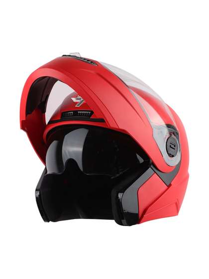 Steelbird Steel Scratch
                    Resistant Flip-up Riding Helmet