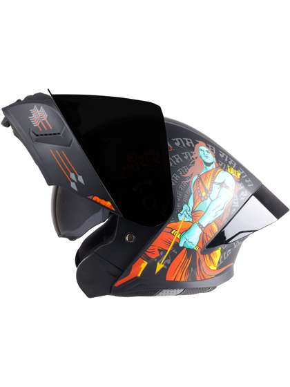 Steelbird Steel
                      Scratch Resistant Flip-up Riding Helmet