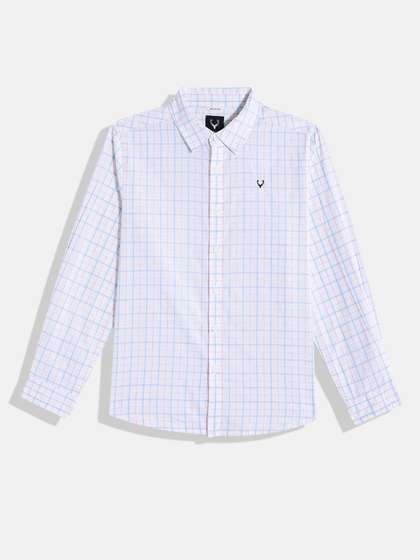 Allen Solly Junior Boys
                    Checked Pure Cotton Casual Shirt