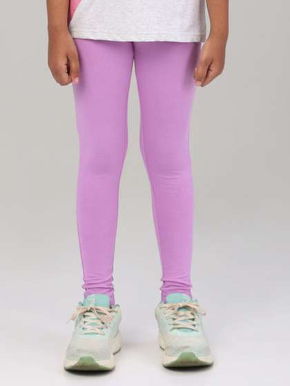 PILOLO Girls Mid Rise
                    Ankle Length Slip-On Leggings
