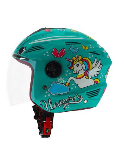 Steelbird Steel Scratch
                    Resistant Open Face Riding Helmet