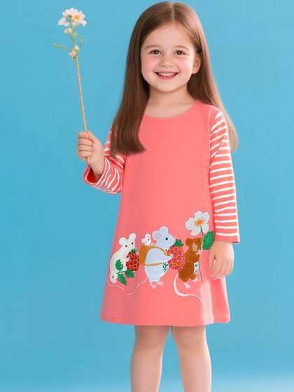 LULU & SKY Girls
                    Printed Nightdress