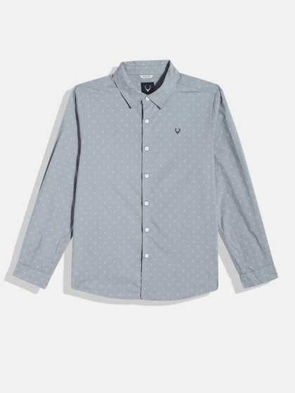 Allen Solly Junior Boys
                    Micro Ditsy Printed Pure Cotton Casual Shirt