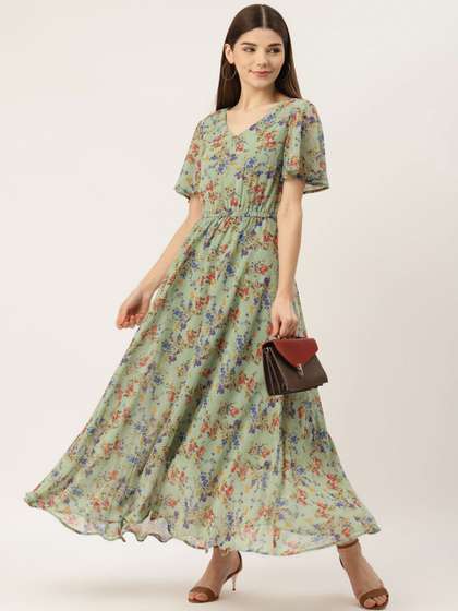 Price History of Serein Women's Chiffon Fit and Flare Maxi Dress from  Amazon 63_52406964