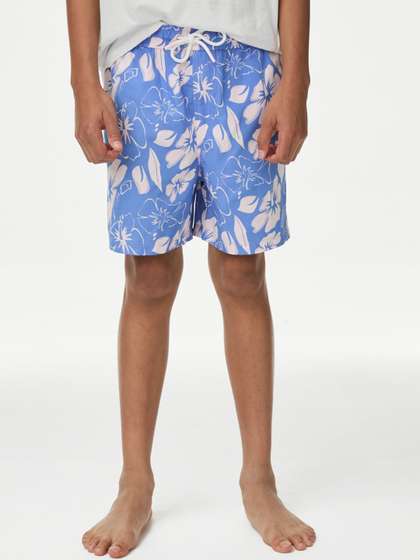Marks & Spencer Boys
                    Floral Printed High-Rise Shorts