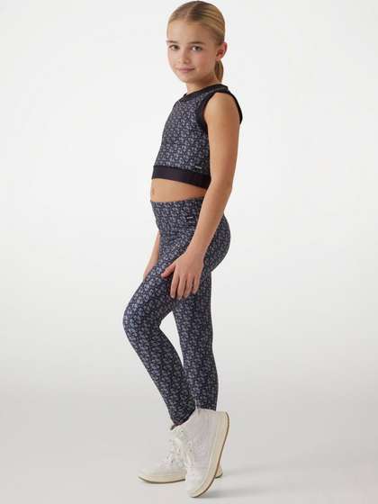 GUESS kids Printed
                    Mid-Rise Ankle-Length Leggings