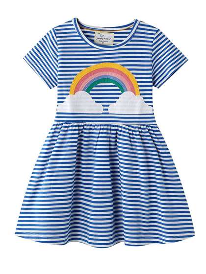 LULU & SKY Girls
                    Striped Nightdress