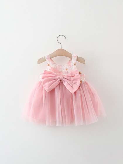 LULU & SKY Girls
                    Floral Printed Fit & Flare Dress With Bow
                    Detailed