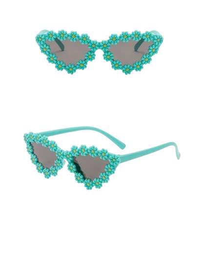 SHOP FRENZY Unisex Kids
                    Cateye Sunglasses with UV Protected Lens