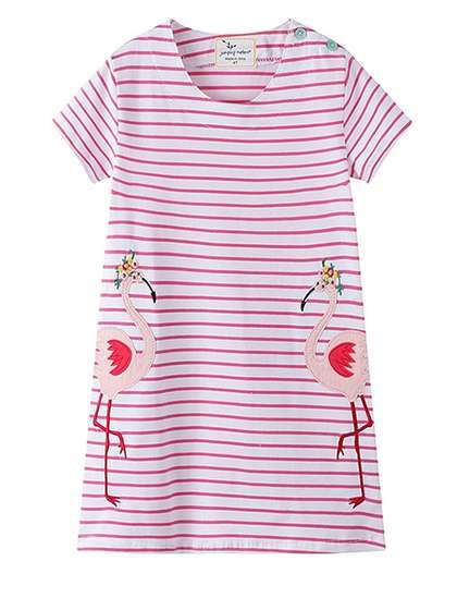 LULU & SKY Girls
                    Striped Nightdress