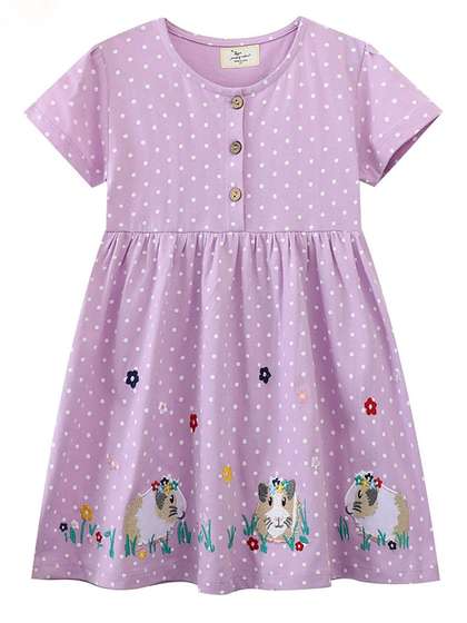LULU & SKY Girls
                    Printed Nightdress