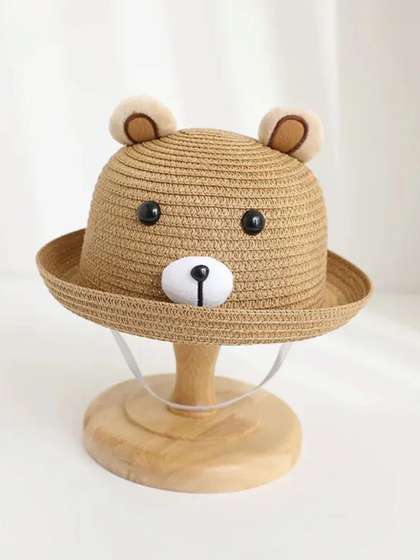 Adorazone Boys Brown
                    Self Design Fedora Hat