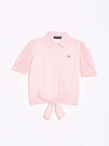 Allen Solly Girls
                    Striped Cotton Shirt Style Top