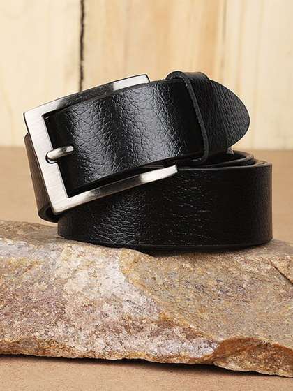 WROGN Men Braided
                      Leather Formal Belt