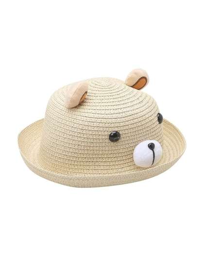 Adorazone Boys Beige
                    Self Design Fedora Hat