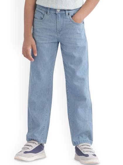 RARE ONES Boys Low
                    Distress Jeans