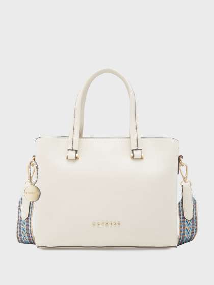 DressBerry X CAPRESE Structured Handheld Bag with Tasselled