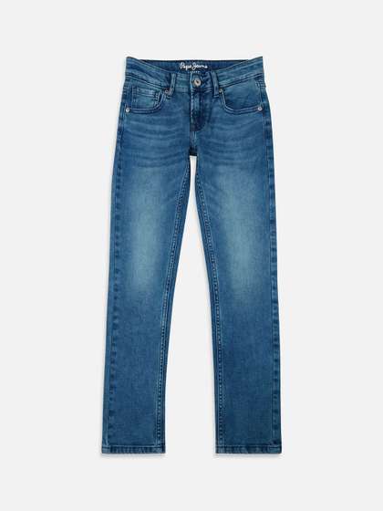 Pepe Jeans Boys Slim Fit
                    Light Fade Stretchable Jeans