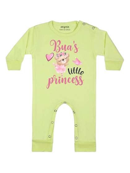 Arvesa Kids Bua Little
                    Princess Printed Baby Romper