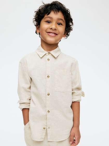 H&M Linen-Blend
                    Shirt
