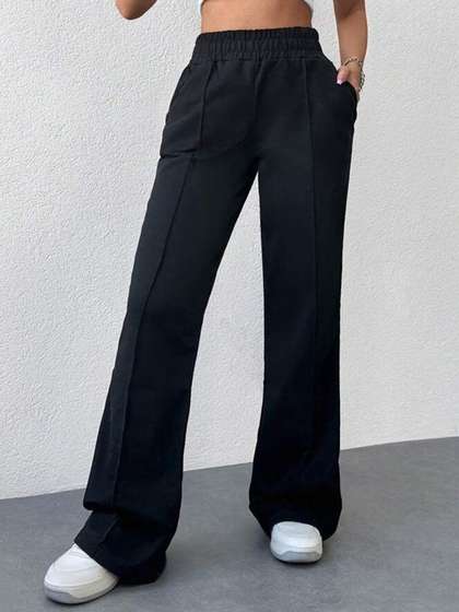 Roadster Loose Fit High-Rise Trousers