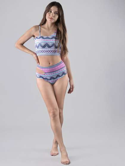 Keepfit Printed Swim
                        Bikini Set
