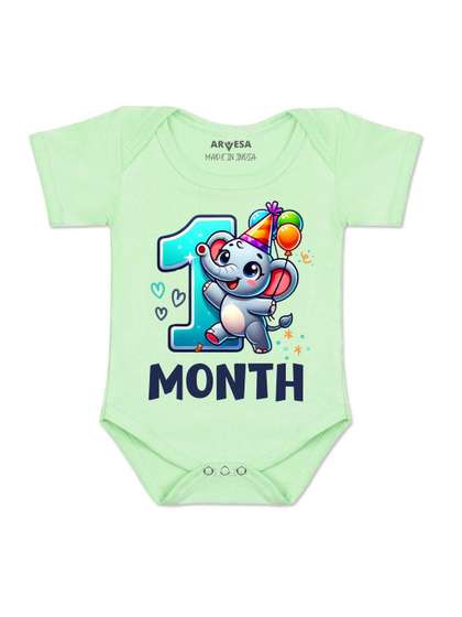 Arvesa One Month Baby
                    Boy Printed Baby Romper